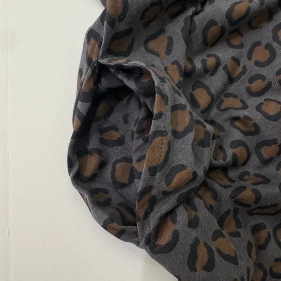 Boden gray leopard print tunic swing dress Size 10R - Picture 11 of 12